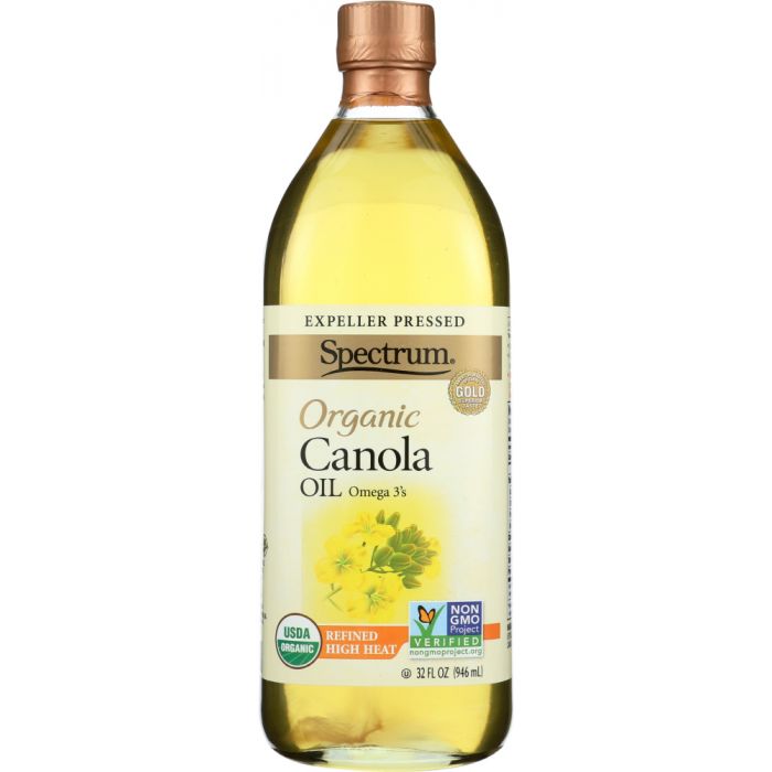 SPECTRUM NATURALS: Organic Canola Oil High Heat, 32 oz