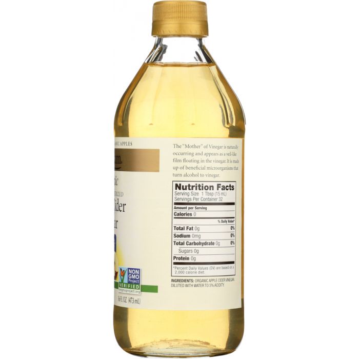 SPECTRUM NATURALS: Vinegar Apple Cider Filtered, 16 oz