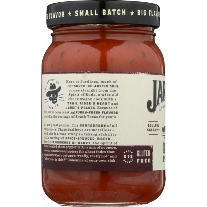 JARDINES: Ghost Pepper Salsa, 16 oz