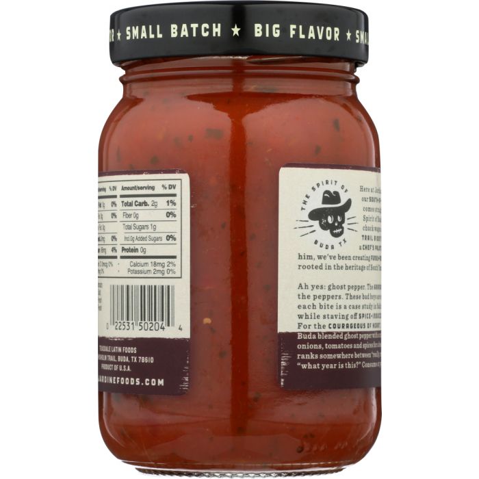 JARDINES: Ghost Pepper Salsa, 16 oz