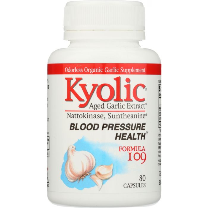 KYOLIC: Aged Garlic Extract Blood Pressure Health Formula 109, 80 Cp