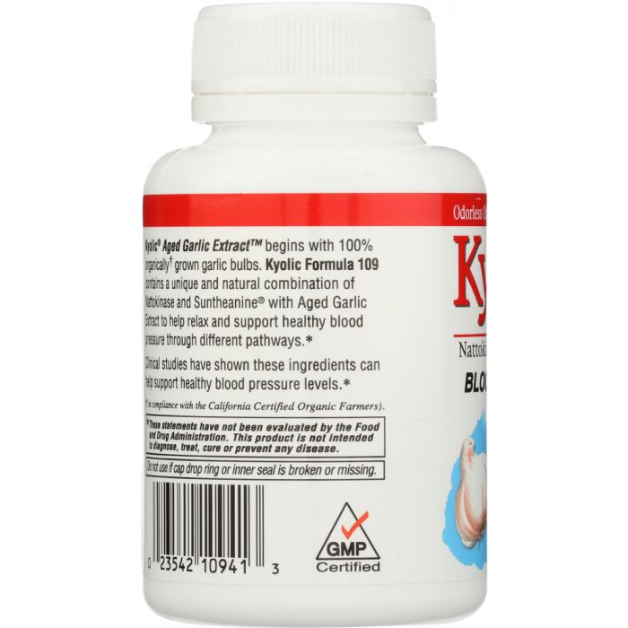 KYOLIC: Aged Garlic Extract Blood Pressure Health Formula 109, 80 Cp