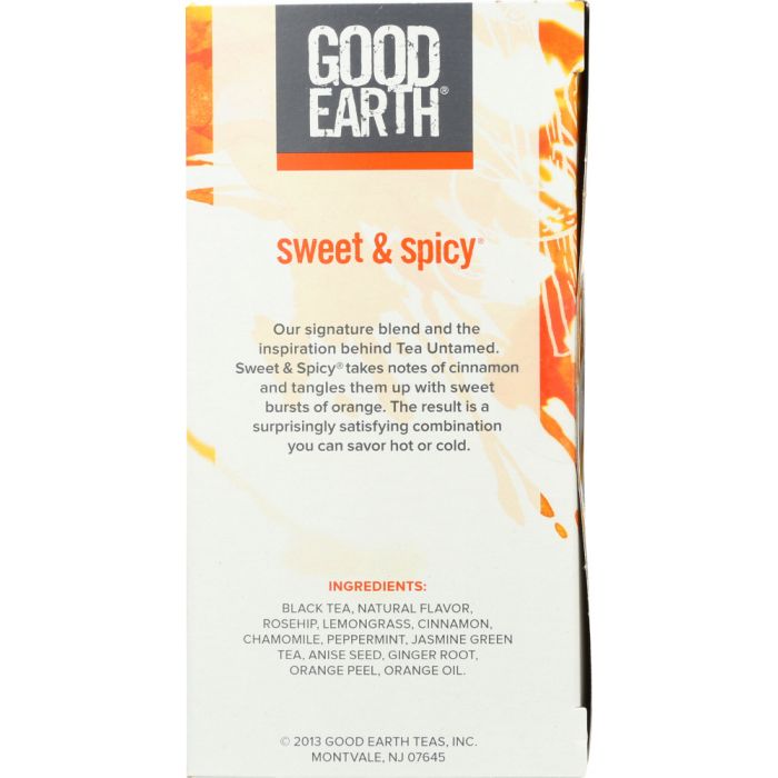 GOOD EARTH: Herbal & Black Tea Blend Original Sweet And Spicy, 18 bg