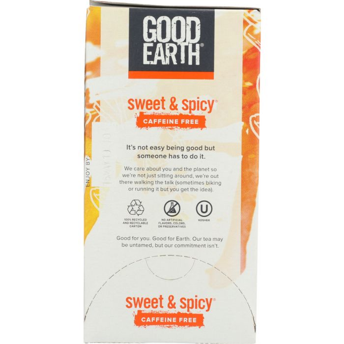 GOOD EARTH: Original Tea Caffeine Free Sweet & Spicy Blend, 18 bg