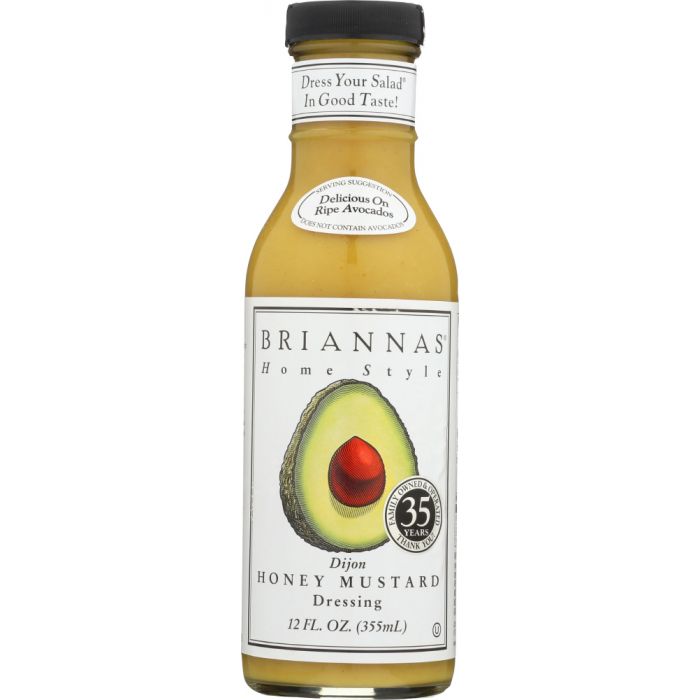 BRIANNAS: Home Style Dressing Dijon Honey Mustard, 12 oz