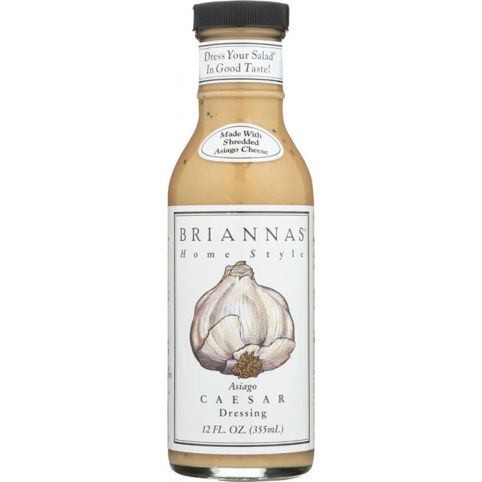 BRIANNAS: Homestyle Asiago Caesar Dressing, 12 oz