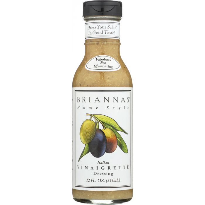 BRIANNAS DRESSING: Home Style Italian Vinaigrette, 12 oz