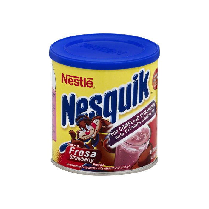 NESQUIK: Mix Quick Strawberry, Hispanic, 14.1 oz