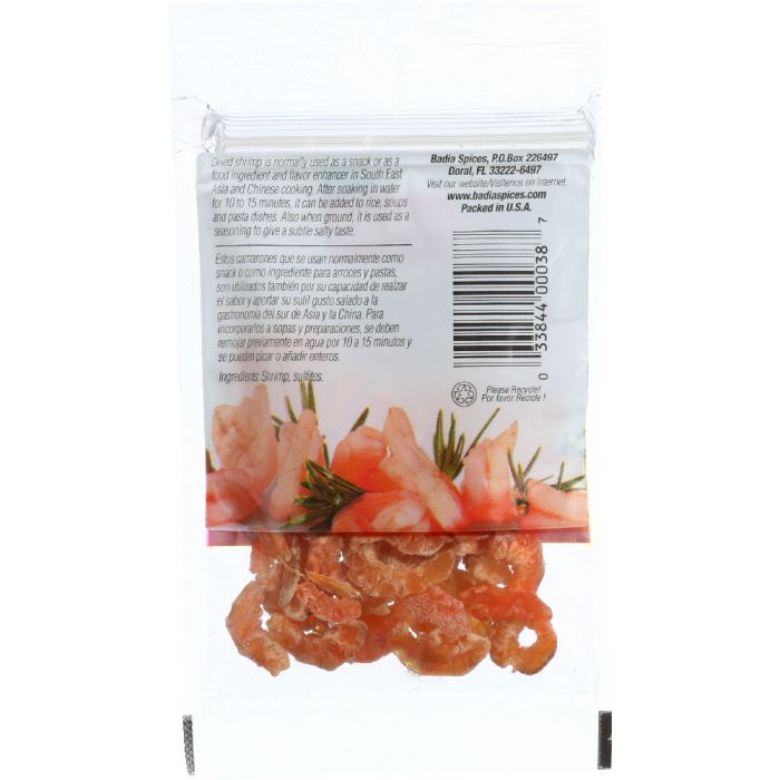 BADIA: Dried Shrimp, 0.5 Oz