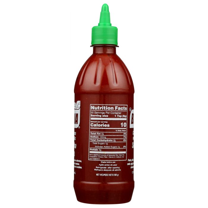 BADIA: Chili Sriracha Sauce, 17 oz