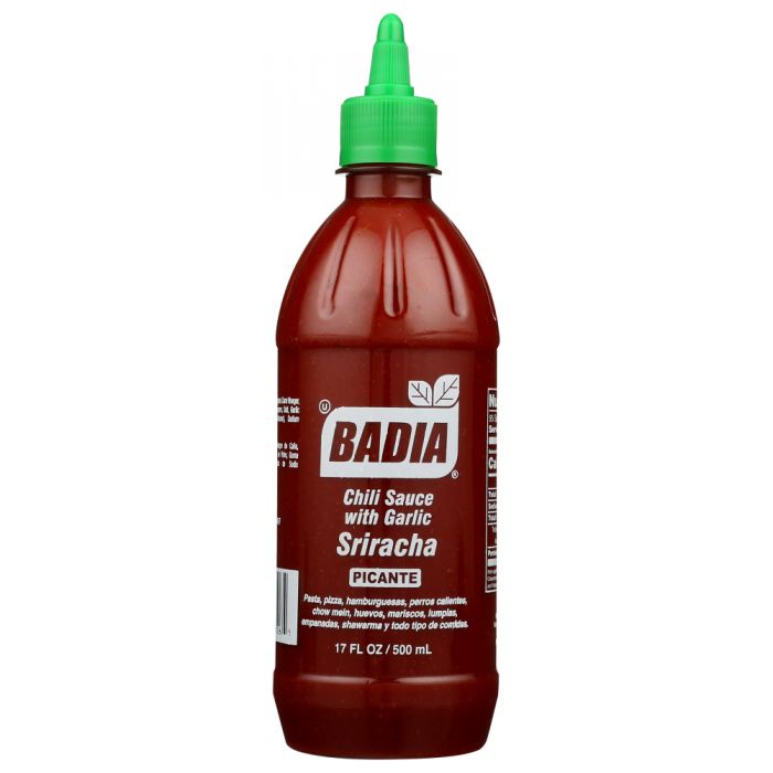 BADIA: Chili Sriracha Sauce, 17 oz