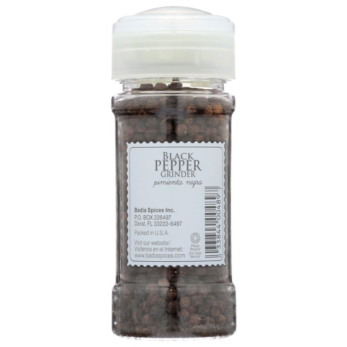 BADIA: Black Pepper Grinder, 2.25 oz