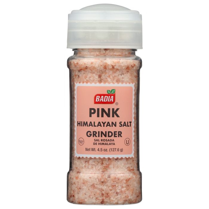 BADIA: Pink Himalayan Salt Grinder, 4.5 oz