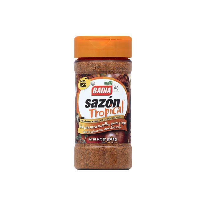 BADIA: Sazon Tropical with Coriander & Annato, 6.75 oz