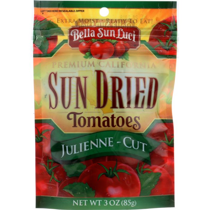 BELLA SUN LUCI: Sundried Tomato Julienne Cut, 3 oz