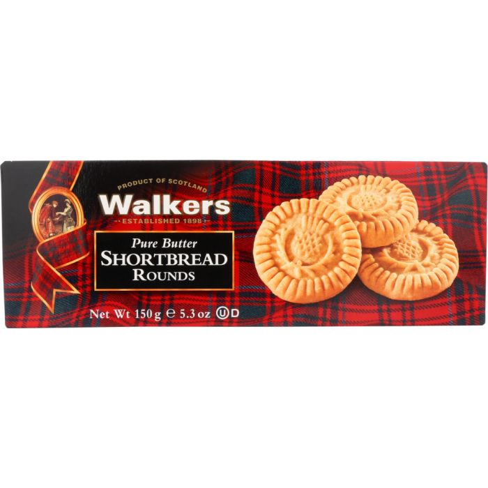 WALKERS: Pure Butter Shortbread Rounds, 5.3 oz