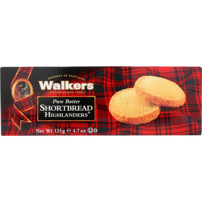 WALKERS: Pure Butter Shortbread Highlanders, 4.7 oz