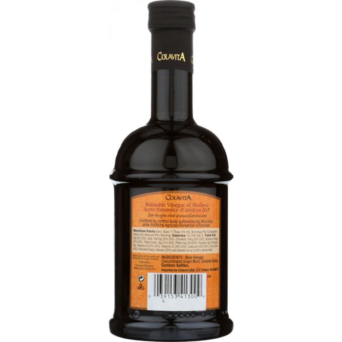 COLAVITA: Vinegar Balsamic Glass, 17 oz