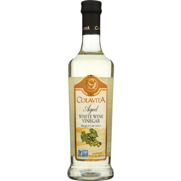 COLAVITA: Aged White Wine Vinegar, 17 oz