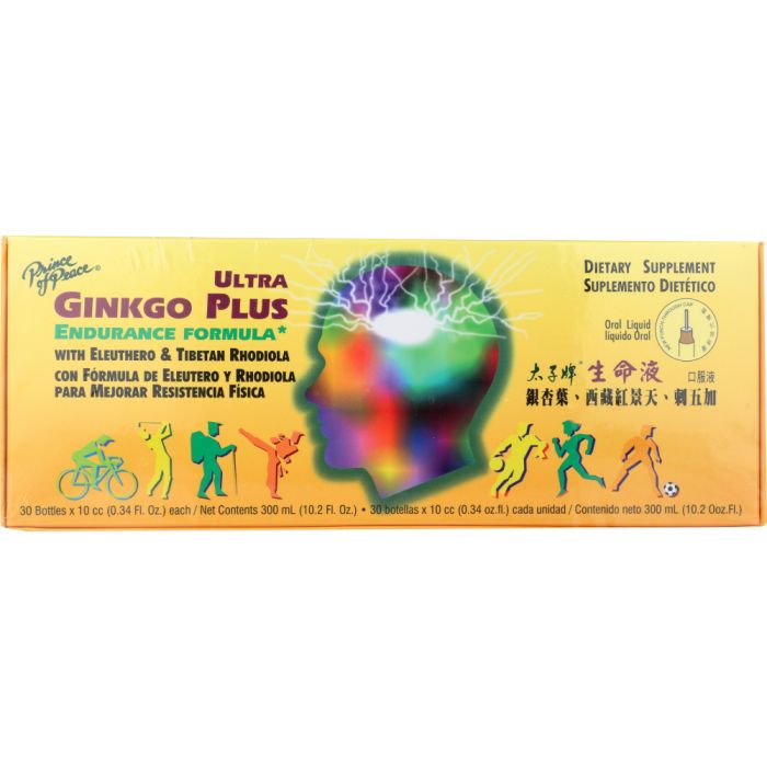 PRINCE OF PEACE: Ginkgo Plus Endurance Formula, 30 pc