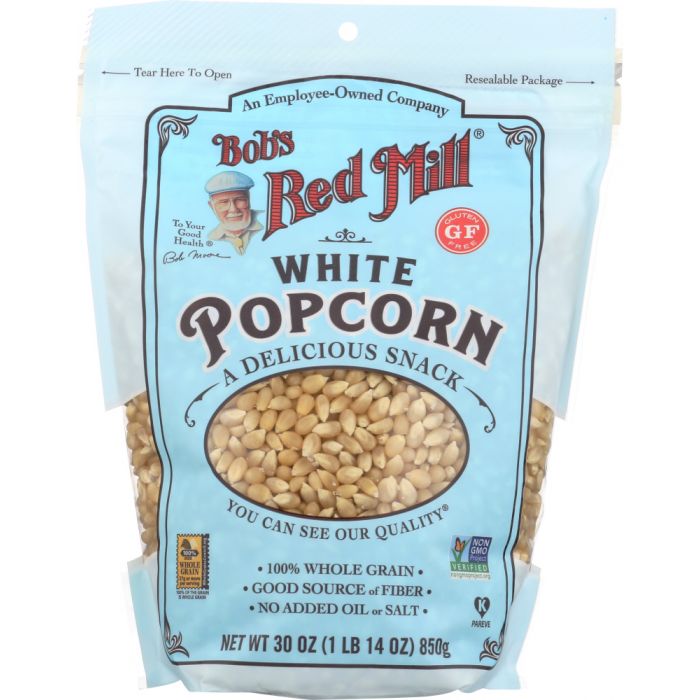 BOBS RED MILL: Whole Kernel Popcorn White, 30 oz