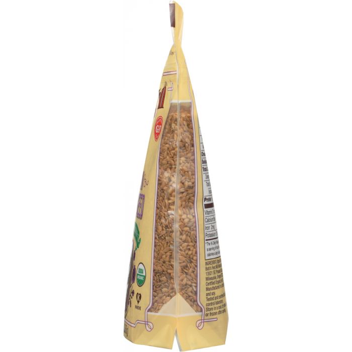 BOBS RED MILL: Organic Whole Golden Flaxseed, 13 oz