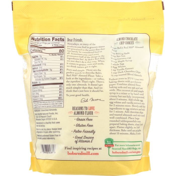 BOBS RED MILL: Super-fine Almond Flour, 32 oz