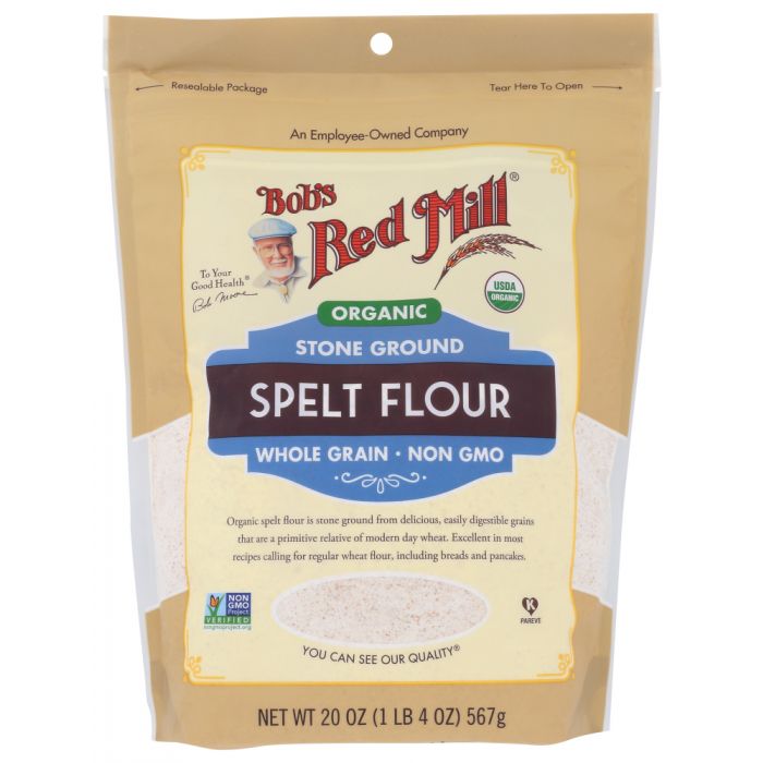 BOB'S RED MILL: Organic Stone Ground Spelt Flour, 20 oz