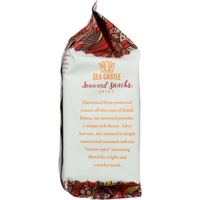 SEA CASTLE: Seaweed Roasted Spicy, 0.35 oz