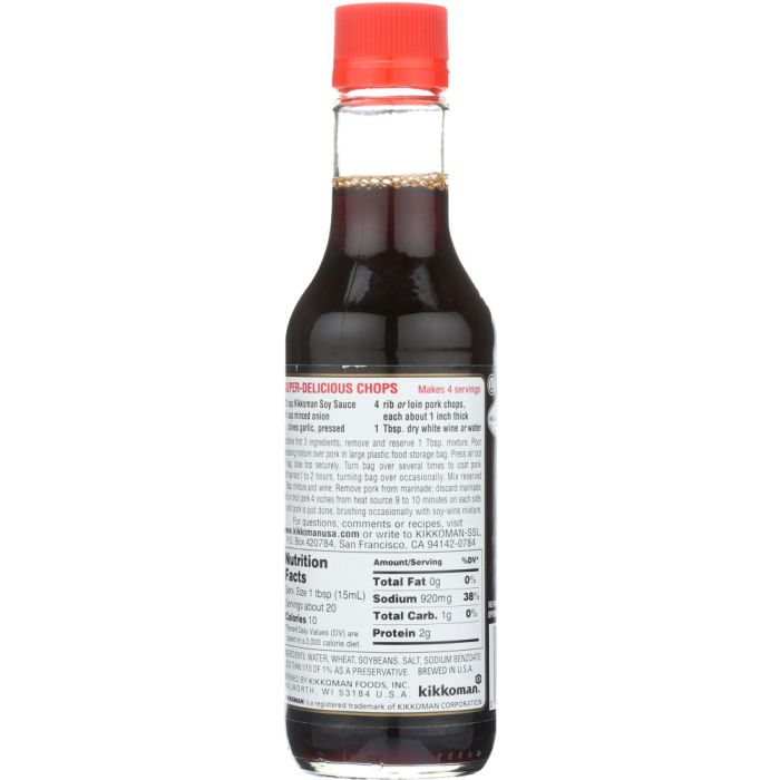 KIKKOMAN: Soy Sauce, 10 oz