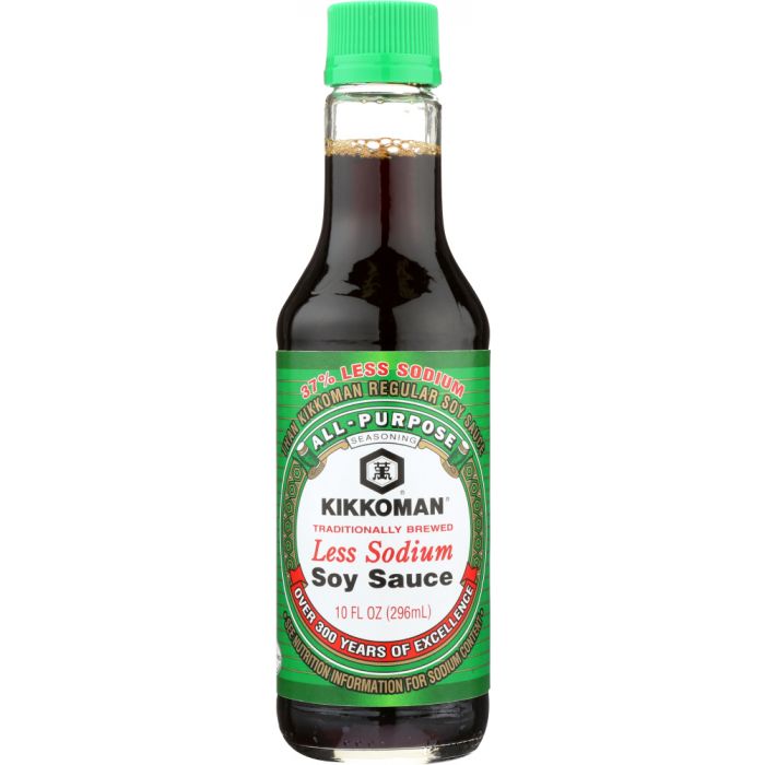 KIKKOMAN: Less Sodium Soy Sauce, 10 oz