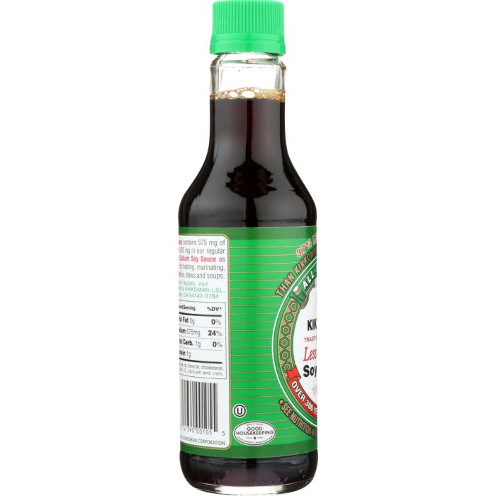 KIKKOMAN: Less Sodium Soy Sauce, 10 oz