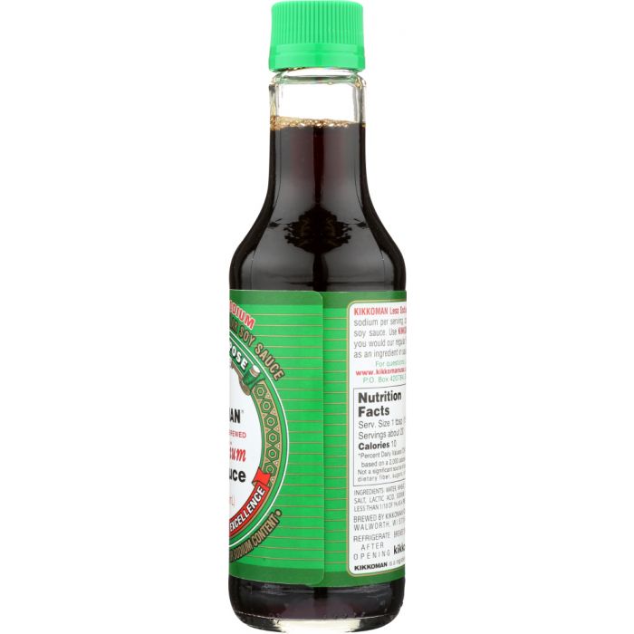 KIKKOMAN: Less Sodium Soy Sauce, 10 oz