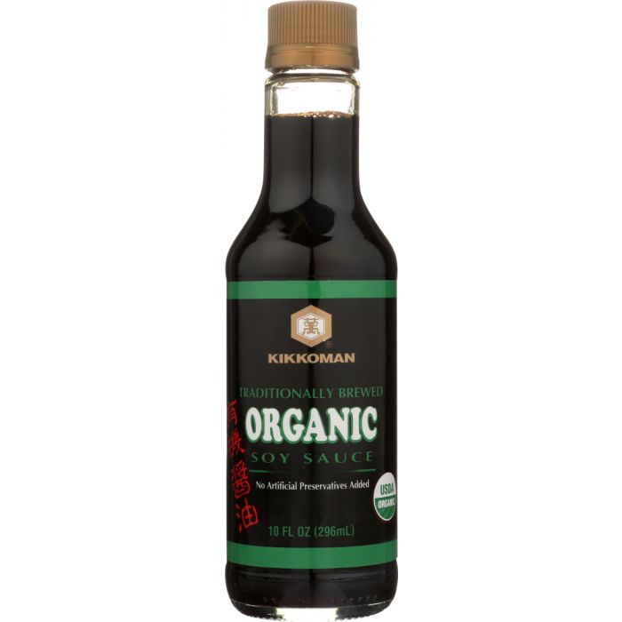 KIKKOMAN: Organic Soy Sauce, 10 oz