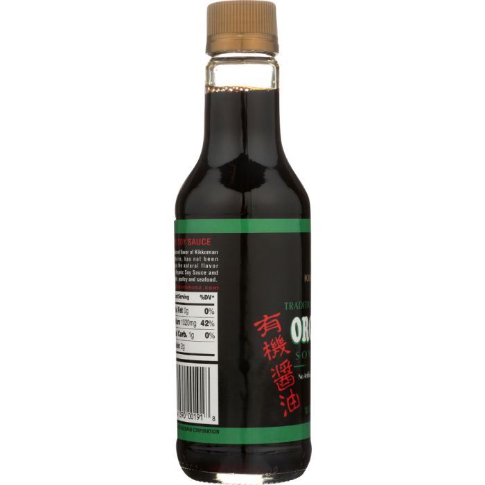 KIKKOMAN: Organic Soy Sauce, 10 oz