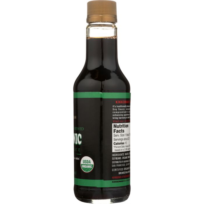 KIKKOMAN: Organic Soy Sauce, 10 oz