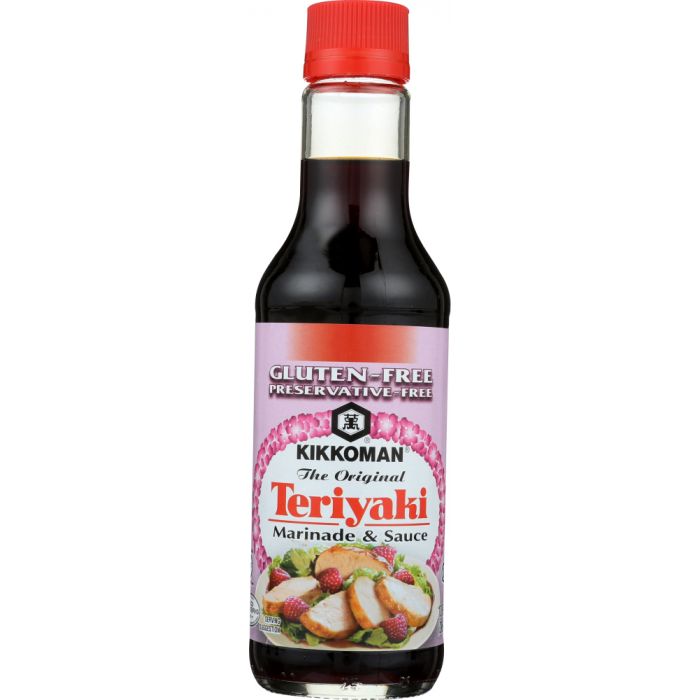 KIKKOMAN: Gluten-Free Teriyaki Marinade & Sauce, 10 oz