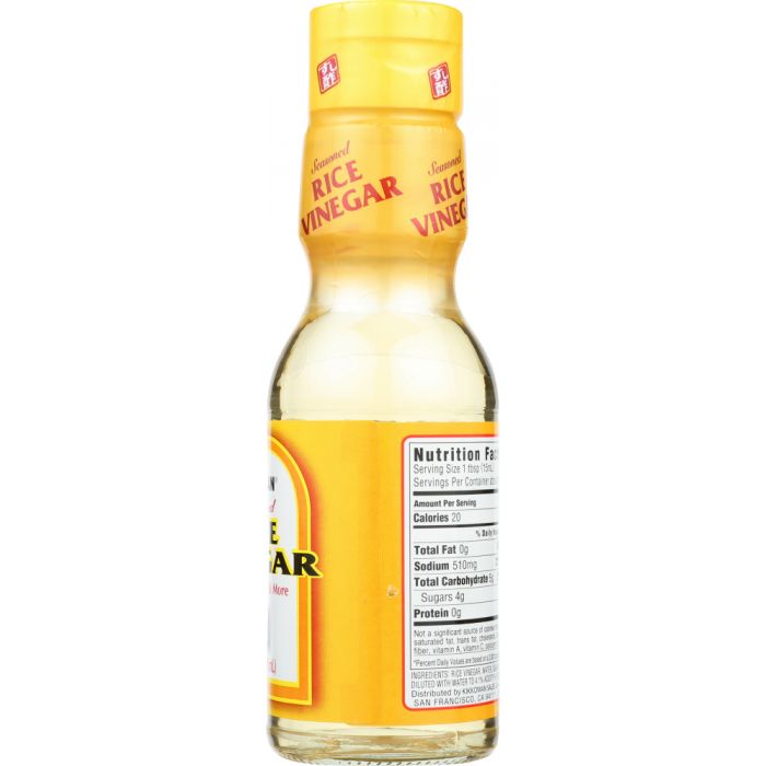 KIKKOMAN: Seasoned Rice Vinegar, 10 oz