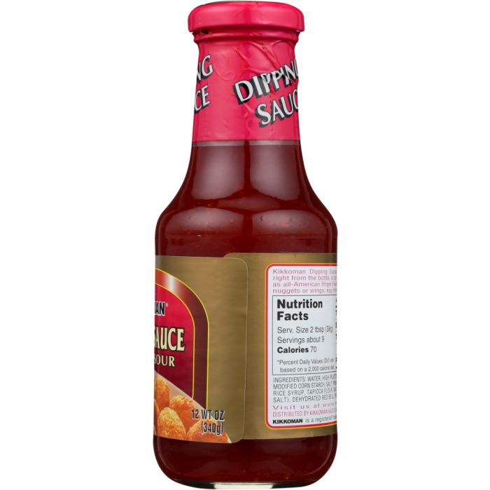 KIKKOMAN: Dipping Sauce Sweet and Sour, 12 oz