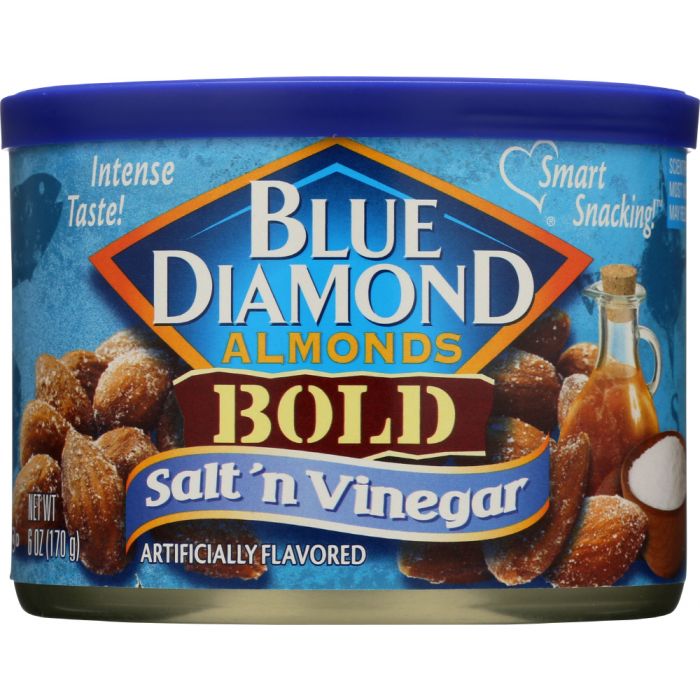 BLUE DIAMOND: Bold Almonds Salt 'n Vinegar, 6 oz