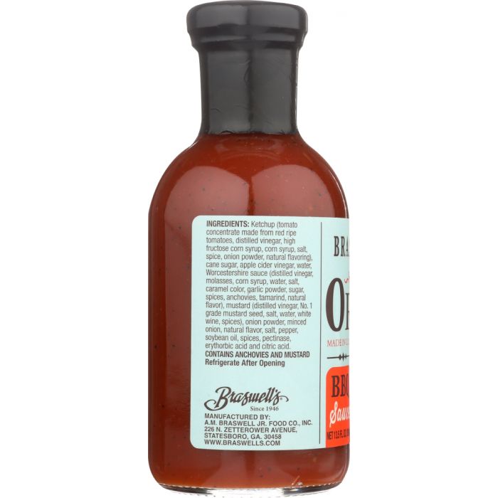 BRASWELL: Sauce BBQ Original, 13.5 oz