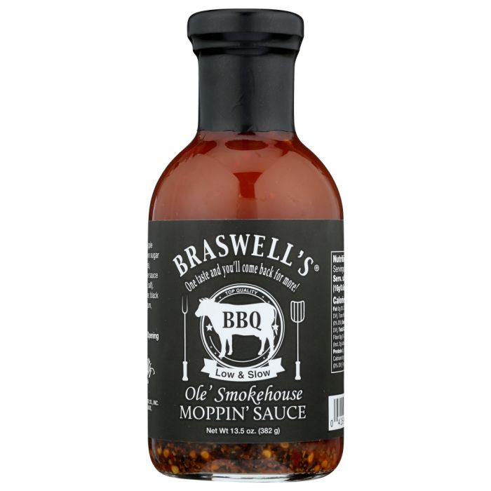 BRASWELL: BBQ Sauce Smokehouse, 12 fo