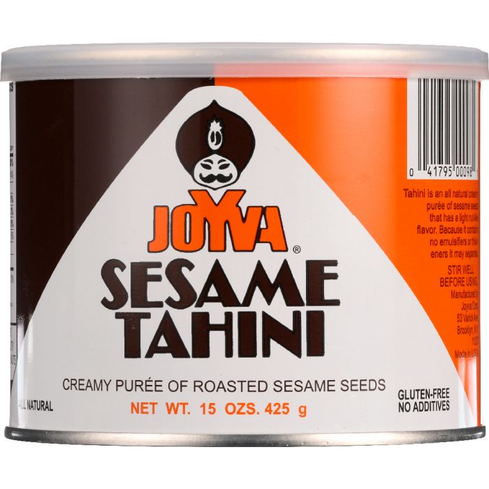 JOYVA: Sesame Tahini Creamy Puree Of Sesame Seeds, 15 oz