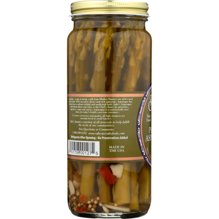 SAFIE: Pickled Asparagus, 16 oz