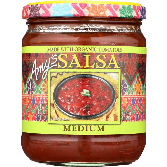 AMY'S: Salsa Medium, 14.7 oz