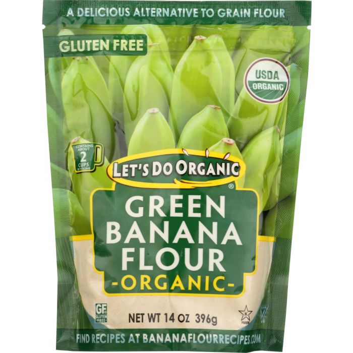 LETS DO ORGANICS: Organic Green Banana Flour, 14 oz