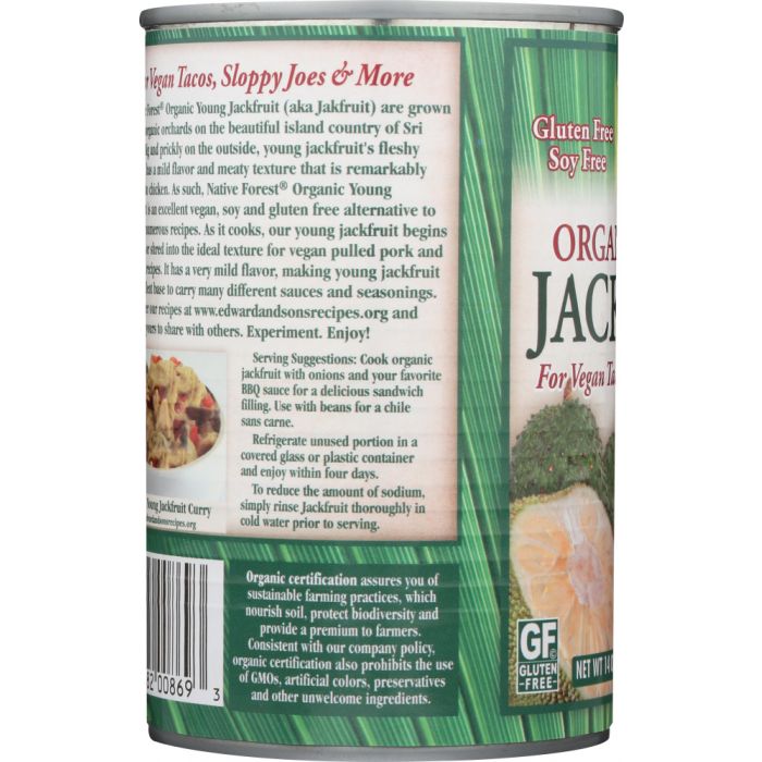 NATIVE FOREST: Organic Jackfruit, 14 oz