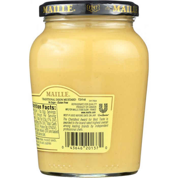 MAILLE: Traditional Dijon Originale Mustard, 13.4 oz