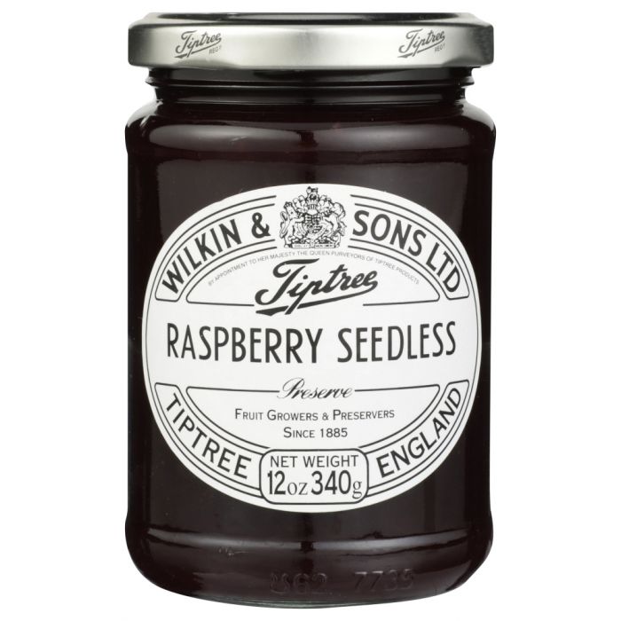 TIPTREE: Preserve Raspberry, Seedless, 12 oz