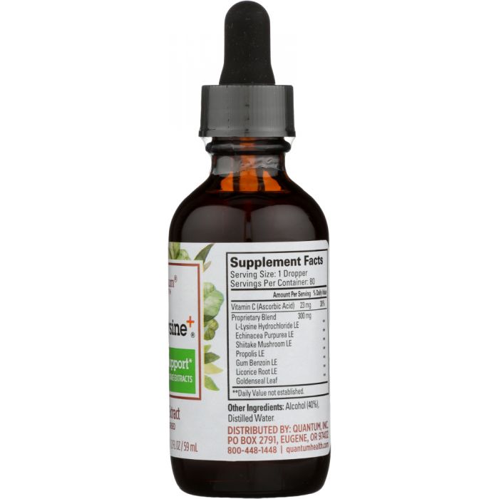 QUANTUM HEALTH: Super Lysine+ Liquid Extract, 2 oz